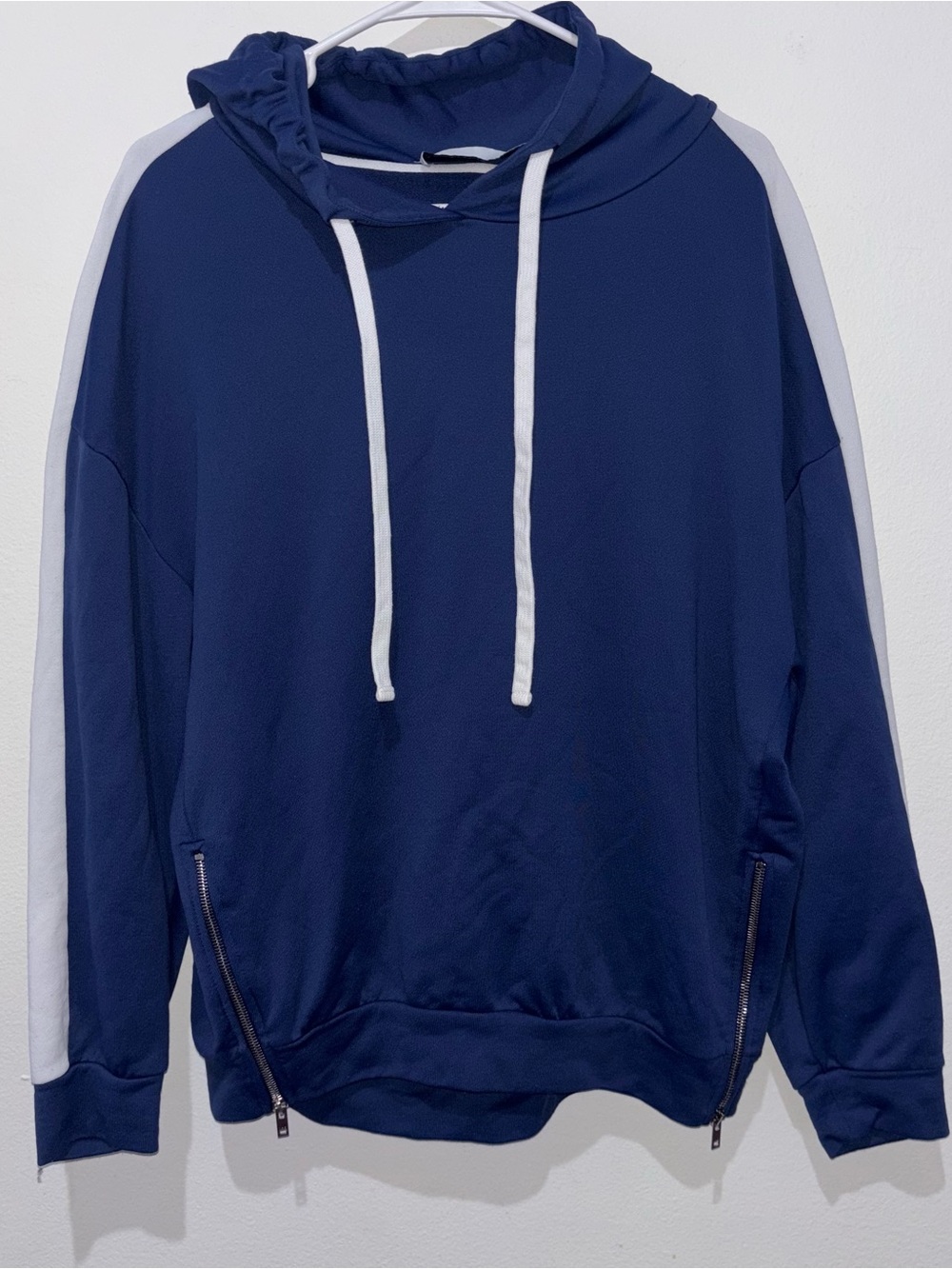 IRO Jeans Size Medium Zippered Sides Hoodie